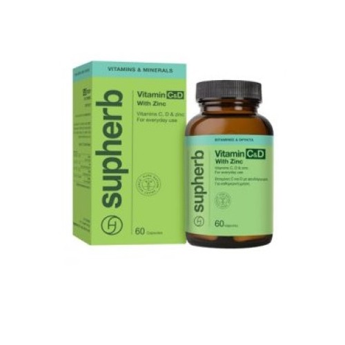 SUPHERB VITAMIN C+D ZINC 60CAPS