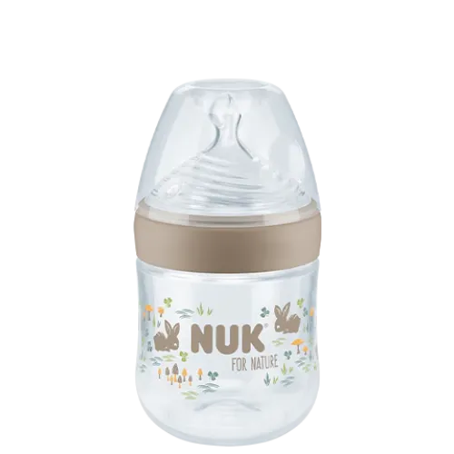 NUK FOR NATURE TC BOTTLE SILICONE BEIGE 150ML    