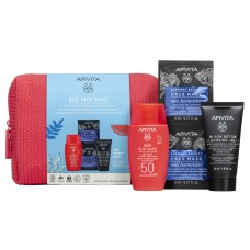 APIVITA BEE SUN SAFE DRY TOUCH INVISIBLE FACE FLUID SPF50 SET