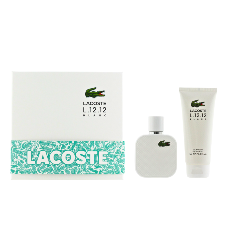 LACOSTE EAU DE BLANC EAU DE TOILETTE 50ML SET