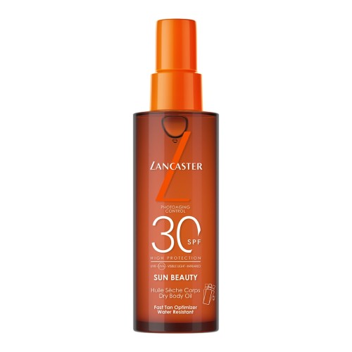LANCASTER SUN BEAUTY FAST TAN OPTIMIZER DRY BODY OIL SPF30 150ML