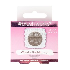 BRUSHWORKS WONDER BOBBLE LARGE CLEAR (5PCS)