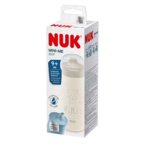 NUK MINI-ME SIP STAINLESS STEEL 300ML FOX