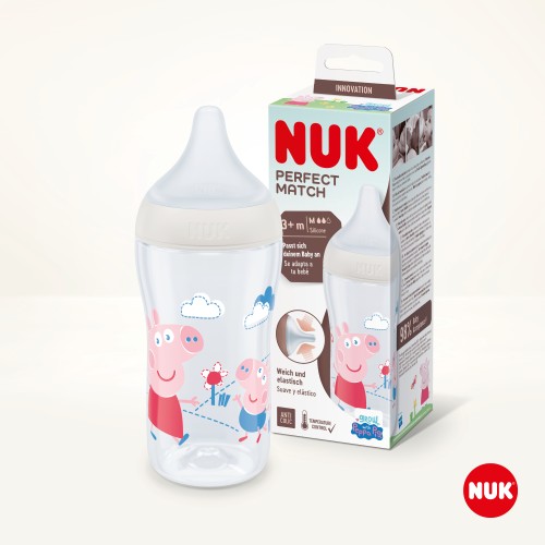 NUK PERFECT MATCH 260ML MEDIUM PEPPA