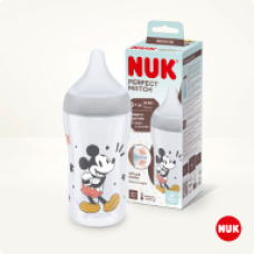 NUK BOTTLE PERFECT MATCH 260ML MEDIUM MICKEY