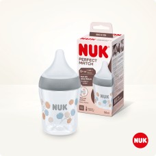 NUK BOTTLE PERFECT MATCH 150ML SMALL FLOWERS