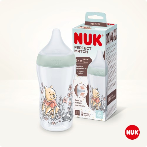 NUK BOTTLE PERFECT MATCH 260ML MEDIUM WINNIE