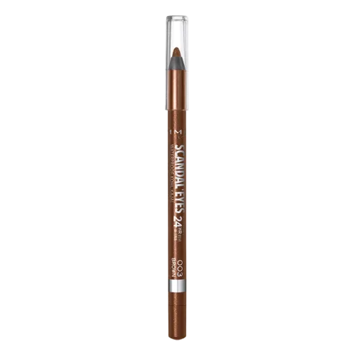 RIMMEL SCANDALEYES WATERPROOF KOHL KAJAL LINER 03 BROWN