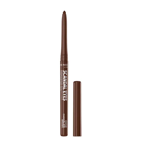 RIMMEL SCANDALEYES EXAGGERATE EYE DEFINER CHOCOLATE BROWN 02