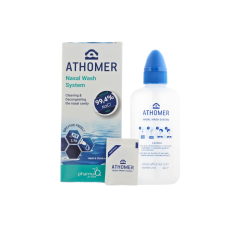 ATHOMER NASAL WASH SYSTEM & SACHETS 10X      