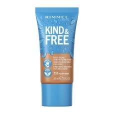 RIMMEL KIND & FREE MOISTURISING SKIN TINT 210 GOLDEN BEIGE 30ML