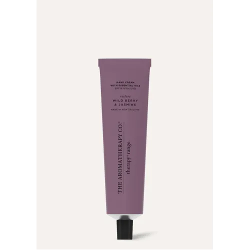 THE AROMATHERAPY CO HAND RESTORE HANDCREAM WILD BERRY & JASMINE SPF15 75ML