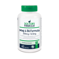 DOCTORS FORMULAS MAG200MG&B6 12.5MG 60CAPS