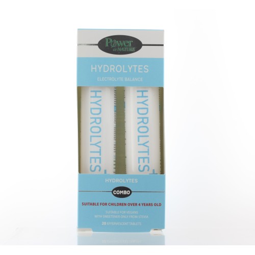 POWER OF NATURE HYDROLYTES STEVIA 1+1 (40 EFFERVESCENT TABLETS)
