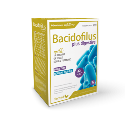 DIETMED BACIDOFILUS PLUS DIGESTIVE 60CAPS