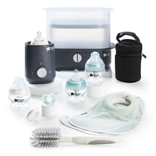 TOMMEE TIPPEE COMPLETE FEEDING SET BLACK