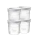 TOMMEE TIPPEE MILK STORAGE POTS X 4