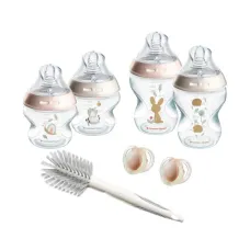 TOMMEE TIPPEE NATURAL START NEWBORN STARTER BOTTLE KIT PINK