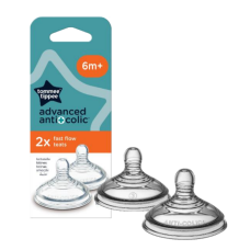 TOMMEE TIPPEE NATURAL START ADVANCED ANTI-COLIC FAST FLOW TEAT