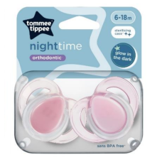 TOMMEE TIPPEE NIGHT SOOTHER X2 6-18M GIRL