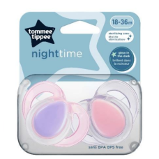 TOMMEE TIPPEE NIGHT SOOTHER X2 18-36M GIRL
