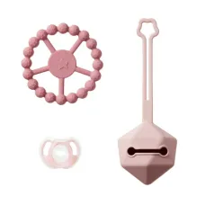 TOMMEE TIPPEE SILICONE GIFT SET PINK