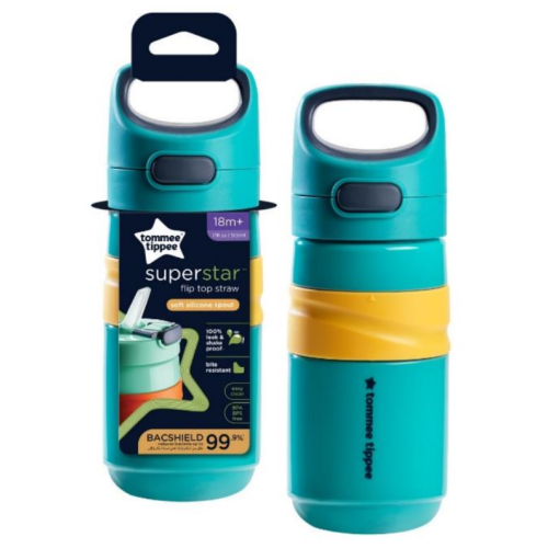 TOMMEE TIPPEE FLIPTOP SPORTEE 500ML 18M+ BLUE