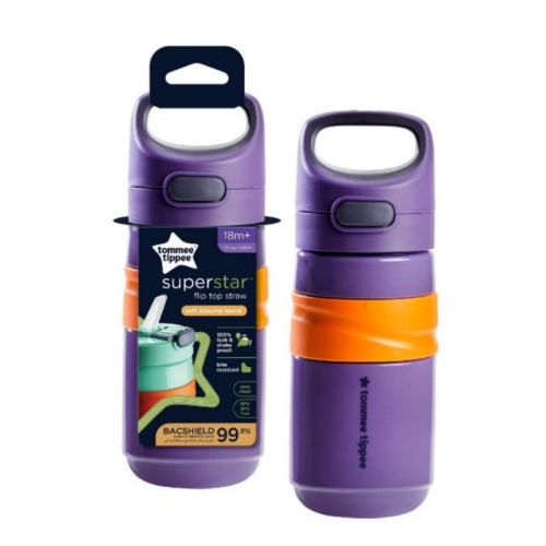 TOMMEE TIPPEE FLIPTOP SPORTEE 500ML 18M+ PURPLE