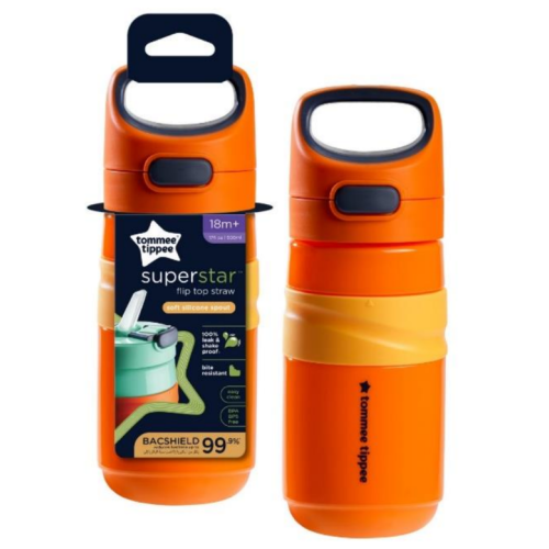 TOMMEE TIPPEE FLIPTOP SPORTEE 500ML 18M+ ORANGE