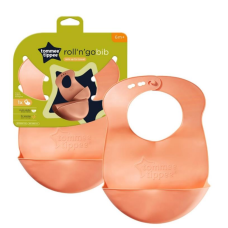 TOMMEE TIPPEE ROLL & GO BIB 6M+ PINK