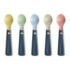 TOMMEE TIPPEE 5X EASIGRIP FEEDING SPOONS 4M+