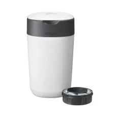TOMMEE TIPPEE TWIST & CLICK NAPPY DISPOSAL BIN WHITE