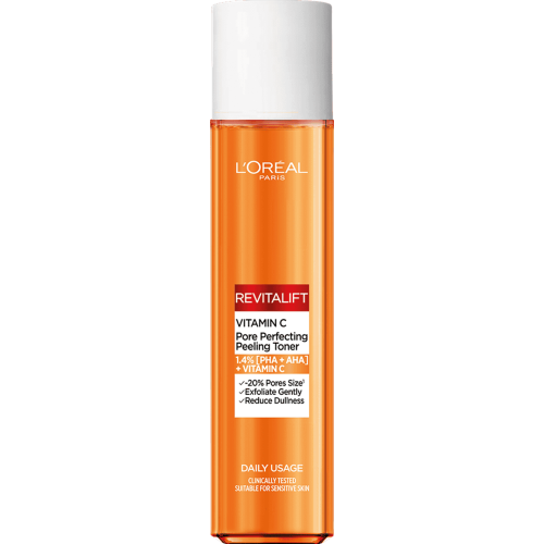 LOREAL PARIS REVITALIFT VITAMIN C PORE PERFECTING PEELING TONER 180ML