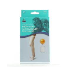OPPO 2862 ANTI-EMBOLISM STOCKINGS WHITE V