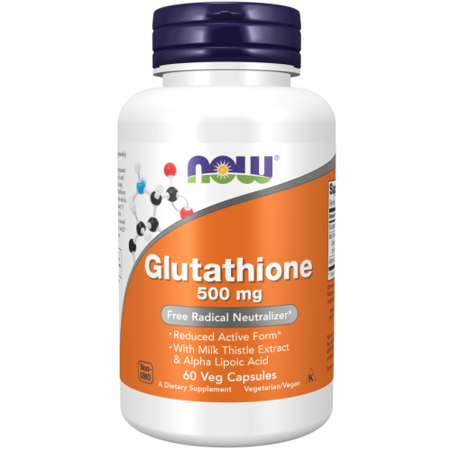 NOW GLUTATHIONE 500MG 60 CAPSULES