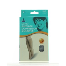 OPPO 2802 KNEE HIGH COMPRESSION STOCKINGS V BEIGE