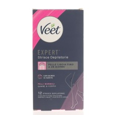 VEET EXPERT LEGS NORMAL WAX STRIPS 12