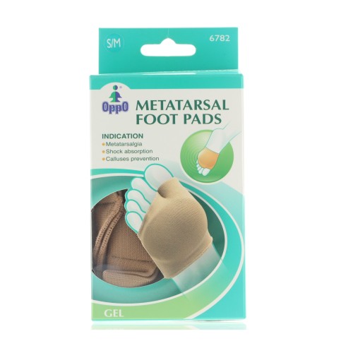OPPO 6782 METATARSAL FOOT PADS S/M