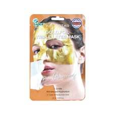 KOCOSTAR PREM GOLD FOIL TRIPLE LAYER MASK