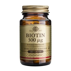 SOLGAR BIOTIN 300MCG 100TABS