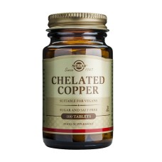 SOLGAR CHELATED COPPER 100TABS