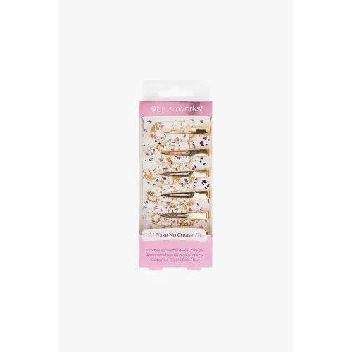 BRUSHWORKS GOLD FLAKE NO CREASE CLIPS