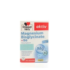 DOPPELHERZ MAGNESIUM BISGLYCINATE +B6 60CAPS