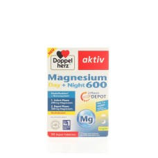 DOPPELHERZ MAGNESIUM 600MG DAY&NIGHT 30TABS