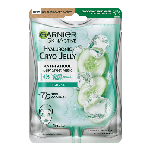 GARNIER SKINACTIVE HYALURONIC CRYO JELLY FACE MASK