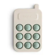MUSHIE PHONE PRESS TOY - CAMBRIDGE BLUE