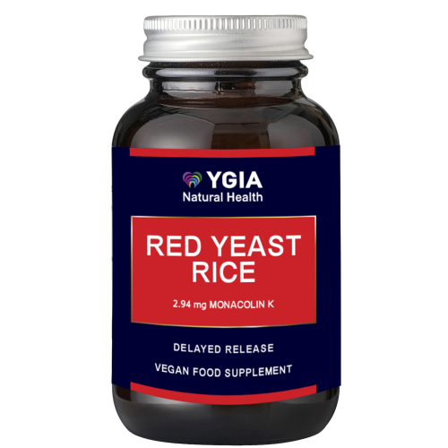 YGIA RED YEAST RICE 500MG 60 CAPSULES SLOW RELEASE