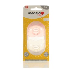 MEDELA PACIFIER SILICONE 0-6M GIRL