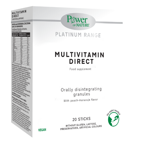 POWER OF NATURE PLATINUM MULTIVITAMIN 20 DIRECT STICKS