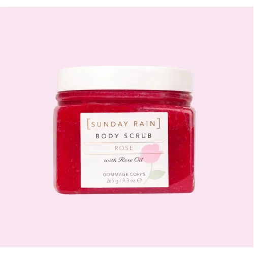 SUNDAY RAIN BODY SCRUB ROSE 265G